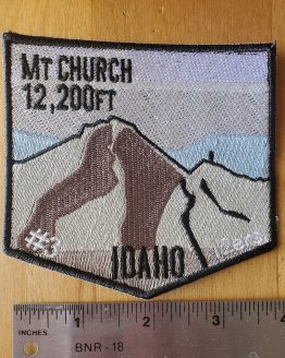 Mt Church with Ruler