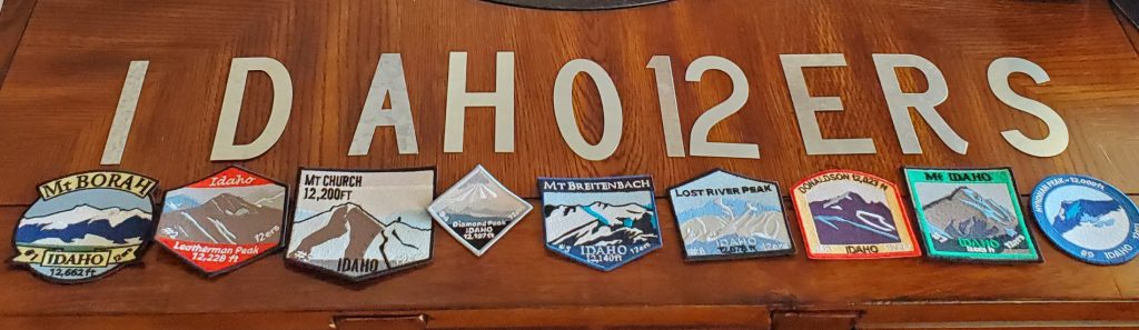 Embroidered Idaho Mountain Climbing Patches